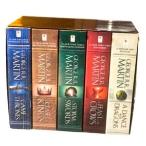A Game of Thrones 5-Book Boxed Set A SONG OF ICE AND FIRE Paperback Fantasy